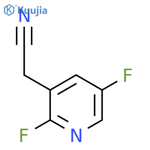 2,5-Difluoropyridine-3-acetonitrile structure