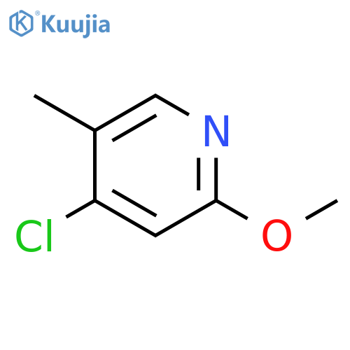 4-Chloro-2-methoxy-5-methylpyridine structure