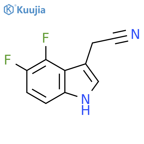 2-(4,5-Difluoro-1H-indol-3-yl)acetonitrile structure