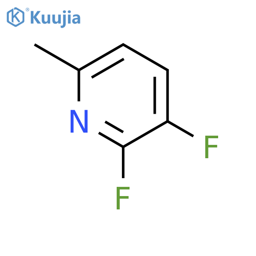 2,3-difluoro-6-methylpyridine structure