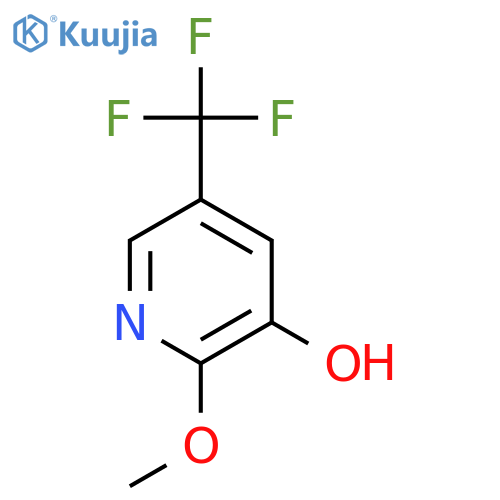 2-methoxy-5-(trifluoromethyl)pyridin-3-ol structure