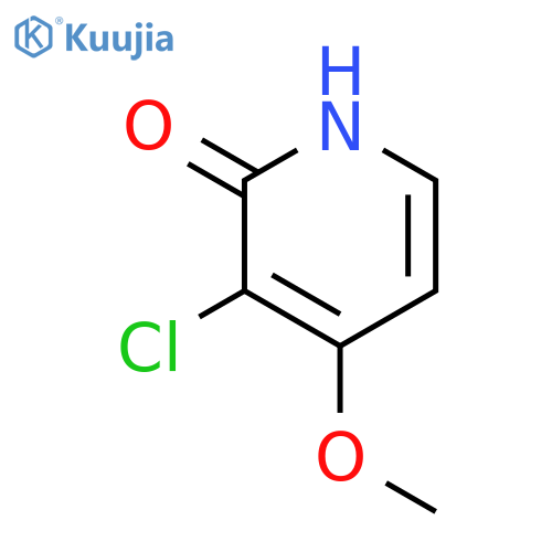 3-chloro-4-methoxy-1H-pyridin-2-one structure