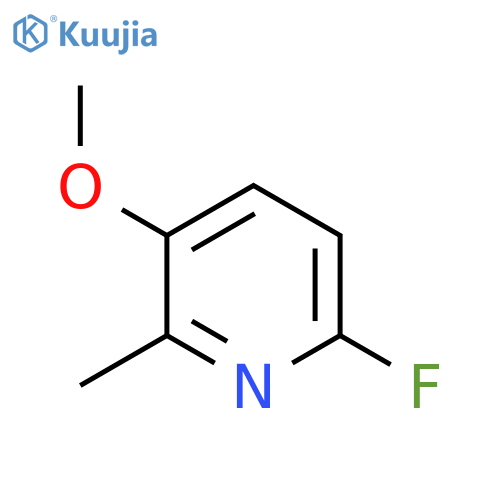 6-Fluoro-3-methoxy-2-methylpyridine structure