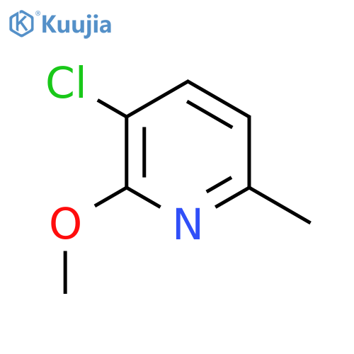 3-Chloro-2-methoxy-6-methylpyridine structure