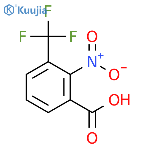 2-nitro-3-(trifluoromethyl)benzoicacid structure