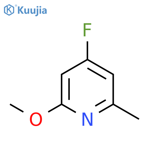 4-Fluoro-2-methoxy-6-methylpyridine structure