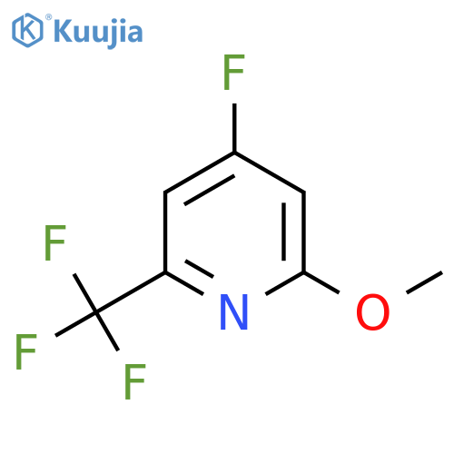 4-Fluoro-2-methoxy-6-(trifluoromethyl)pyridine structure