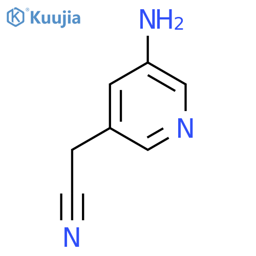 2-(5-Aminopyridin-3-yl)acetonitrile structure