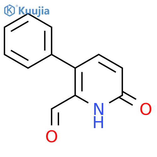 6-Hydroxy-3-phenylpicolinaldehyde structure