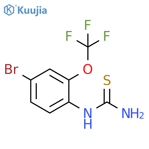 N-4-Bromo-2-(trifluoromethoxy)phenylthiourea structure