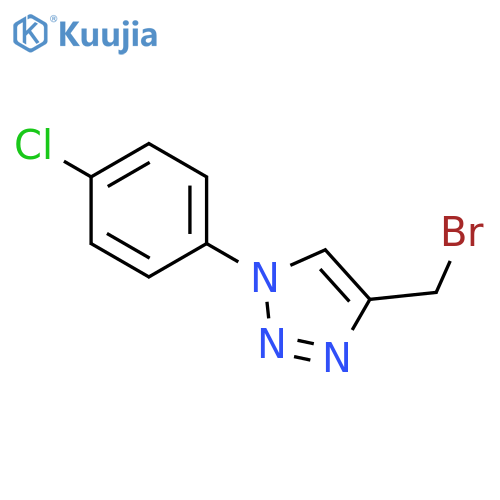 4-(Bromomethyl)-1-(4-chlorophenyl)-1H-1,2,3-triazole structure