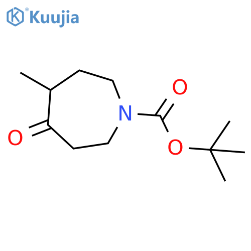 Tert-butyl 4-methyl-5-oxoazepane-1-carboxylate structure