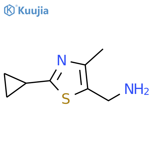 (2-Cyclopropyl-4-methyl-1,3-thiazol-5-yl)methylamine dihydrochloride structure