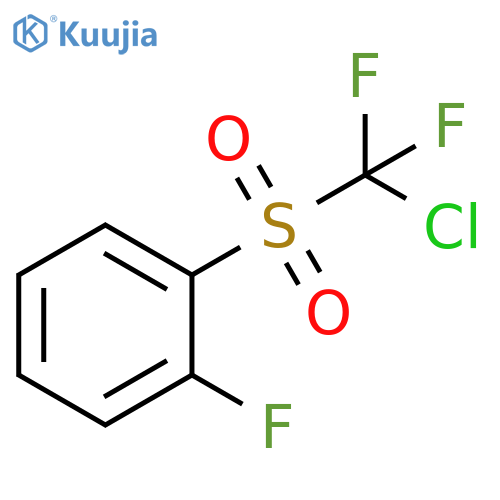 1-[Chloro(difluoro)methyl]sulfonyl-2-fluorobenzene structure
