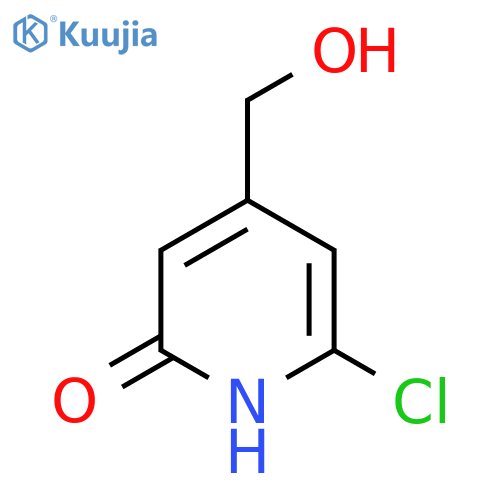 2-Chloro-6-hydroxypyridine-4-methanol structure