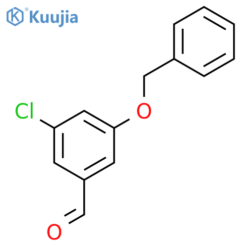3-(Benzyloxy)-5-chlorobenzaldehyde structure