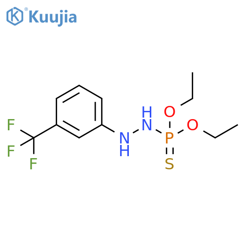 1-diethoxy(sulfanylidene)-lambda5-phosphanyl-2-3-(trifluoromethyl)phenylhydrazine structure