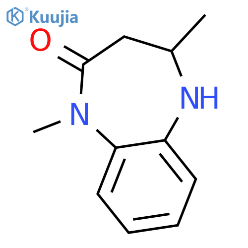 1,4-Dimethyl-2,3,4,5-tetrahydro-1H-1,5-benzodiazepin-2-one structure