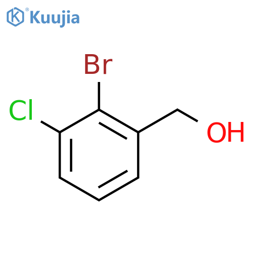 (2-bromo-3-chlorophenyl)methanol structure
