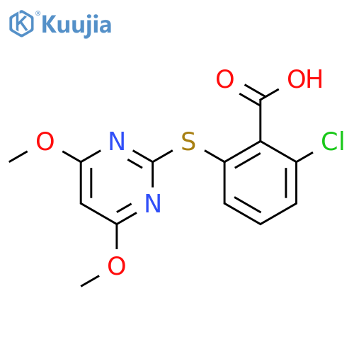Pyrithiobac structure