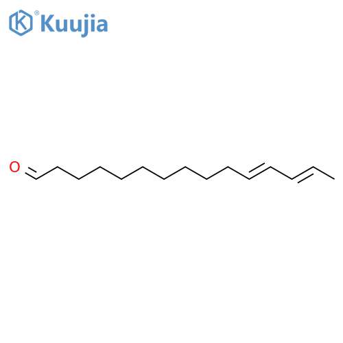 11,13-Pentadecadienal, (11E,13Z)- structure