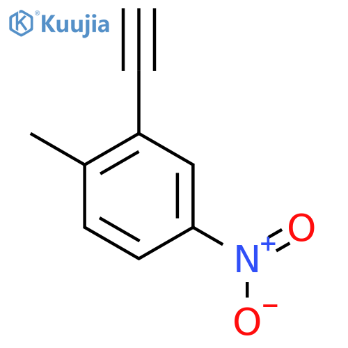 2-Ethynyl-1-methyl-4-nitrobenzene structure