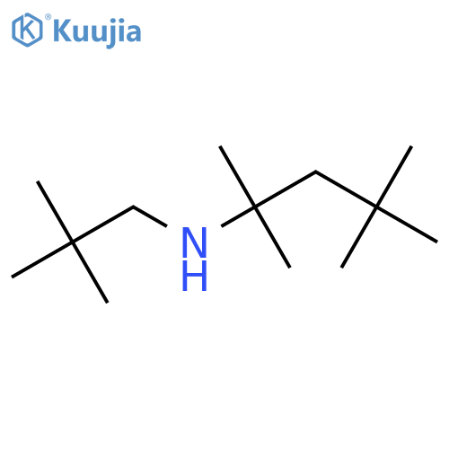 (2,2-Dimethylpropyl)(2,4,4-trimethylpentan-2-yl)amine structure