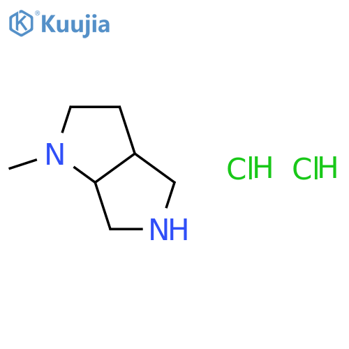 cis-1-methyl-octahydropyrrolo[3,2-b]pyrrole dihydrochloride structure