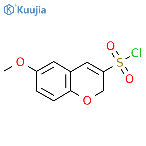 6-methoxy-2H-chromene-3-sulfonyl chloride structure