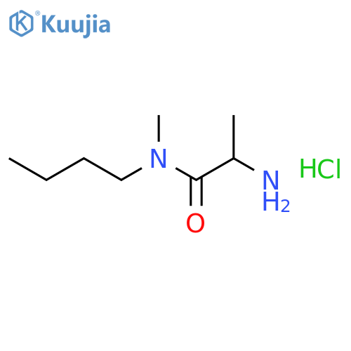 2-Amino-N-butyl-N-methylpropanamide hydrochloride structure