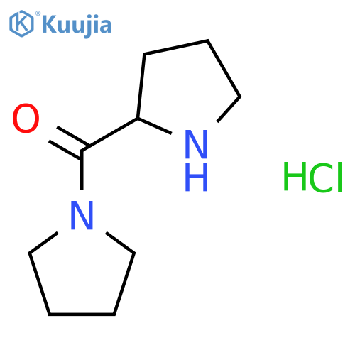 1-(Pyrrolidin-2-ylcarbonyl)pyrrolidine Hydrochloride structure