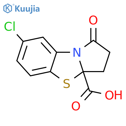 11-Chloro-3-oxo-7-thia-2-azatricyclo6.4.0.0,2,6dodeca-1(12),8,10-triene-6-carboxylic Acid structure