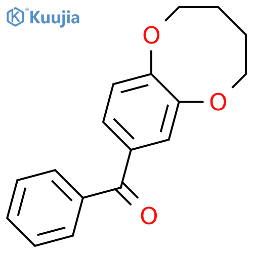 Methanone, phenyl(2,3,4,5-tetrahydro-1,6-benzodioxocin-8-yl)- structure