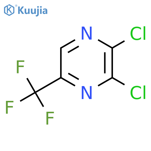 2,3-Dichloro-5-(trifluoromethyl)pyrazine structure