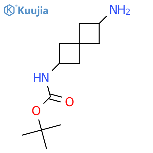tert-butyl N-{6-aminospiro[3.3]heptan-2-yl}carbamate structure
