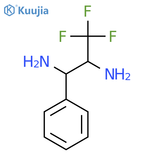3,3,3-Trifluoro-1-phenylpropane-1,2-diamine structure