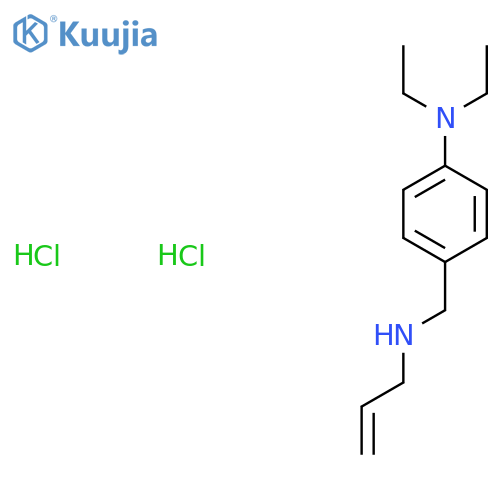 N,N-Diethyl-4-{[(prop-2-en-1-yl)amino]methyl}aniline dihydrochloride structure