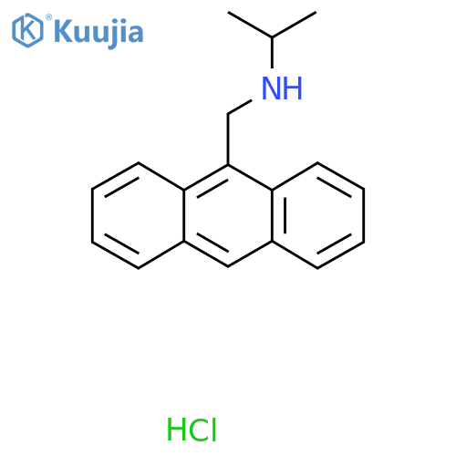 (Anthracen-9-ylmethyl)(propan-2-yl)amine hydrochloride structure