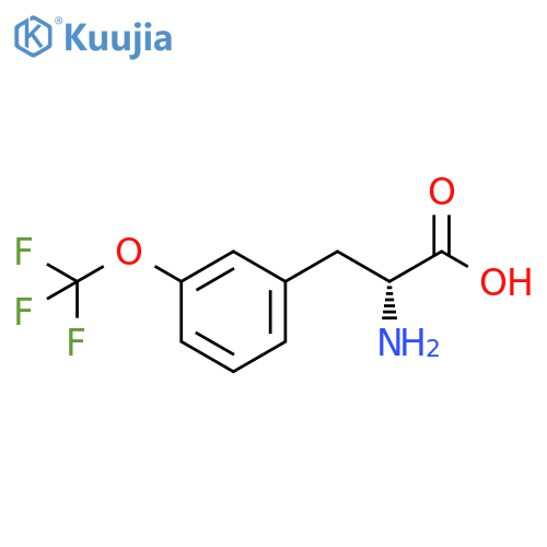 3-(Trifluoromethoxy)-D-phenylalanine structure