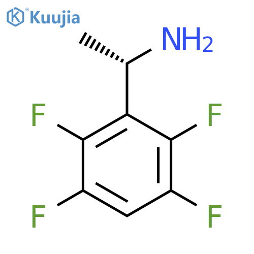 (1S)-1-(2,3,5,6-tetrafluorophenyl)ethan-1-amine structure