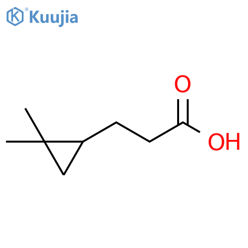 3-(2,2-dimethylcyclopropyl)propanoic acid structure