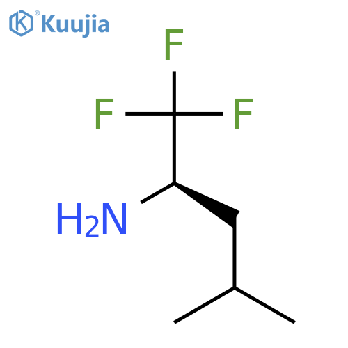 (R)-1,1,1-Trifluoro-4-methyl-2-pentylamine structure