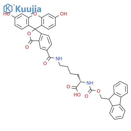 Fmoc-Lys(5-FAM)-OH structure