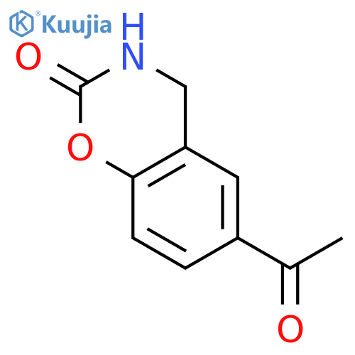 6-Acetyl-3,4-dihydro-2H-benzo[e][1,3]oxazin-2-one structure