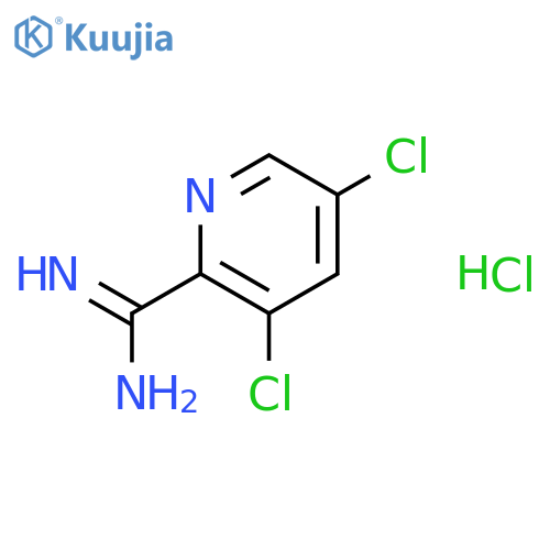3,5-Dichloropicolinimidamide hydrochloride structure