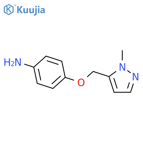 4-(1-methyl-1H-pyrazol-5-yl)methoxyaniline structure