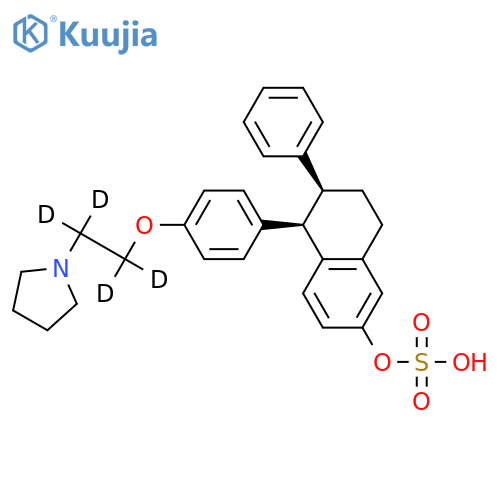 Lasofoxifene-d4 Sulfate structure