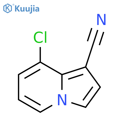 1-Indolizinecarbonitrile, 8-chloro- structure