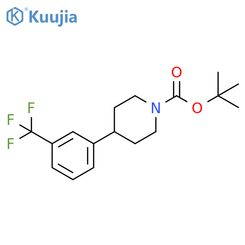 tert-butyl 4-3-(trifluoromethyl)phenylpiperidine-1-carboxylate structure