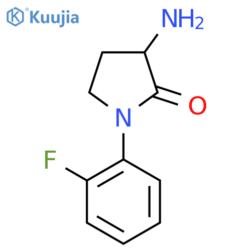 3-Amino-1-(2-fluorophenyl)pyrrolidin-2-one structure